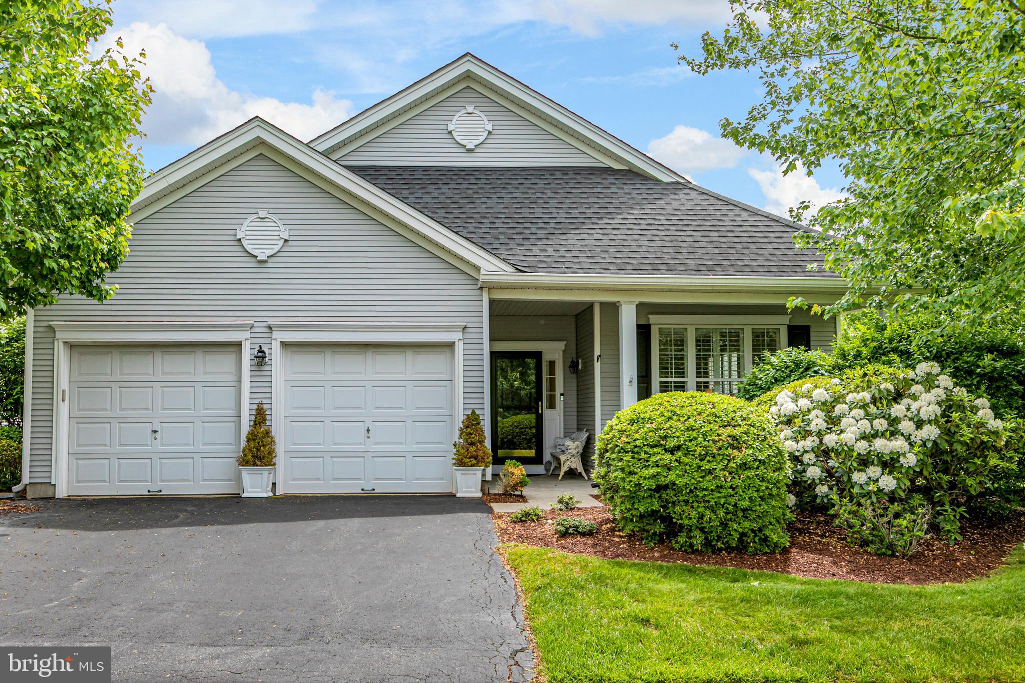 front view of house with a yard