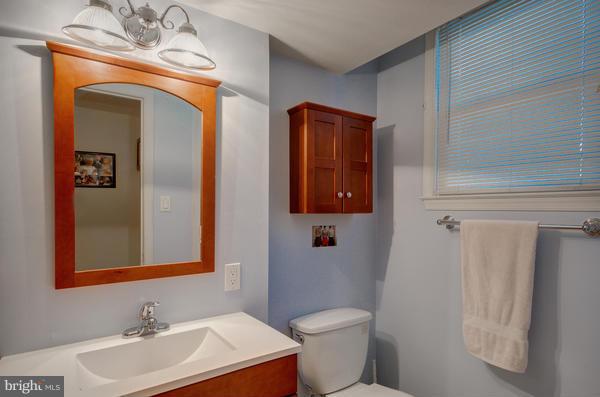 8011 Langbrook Road Springfield, VA 22152 - Photo 27 of 30 a bathroom with a sink and a mirror