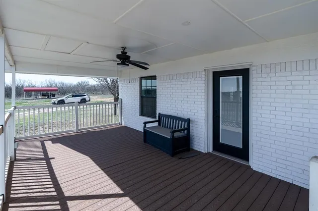 a view of a roof deck