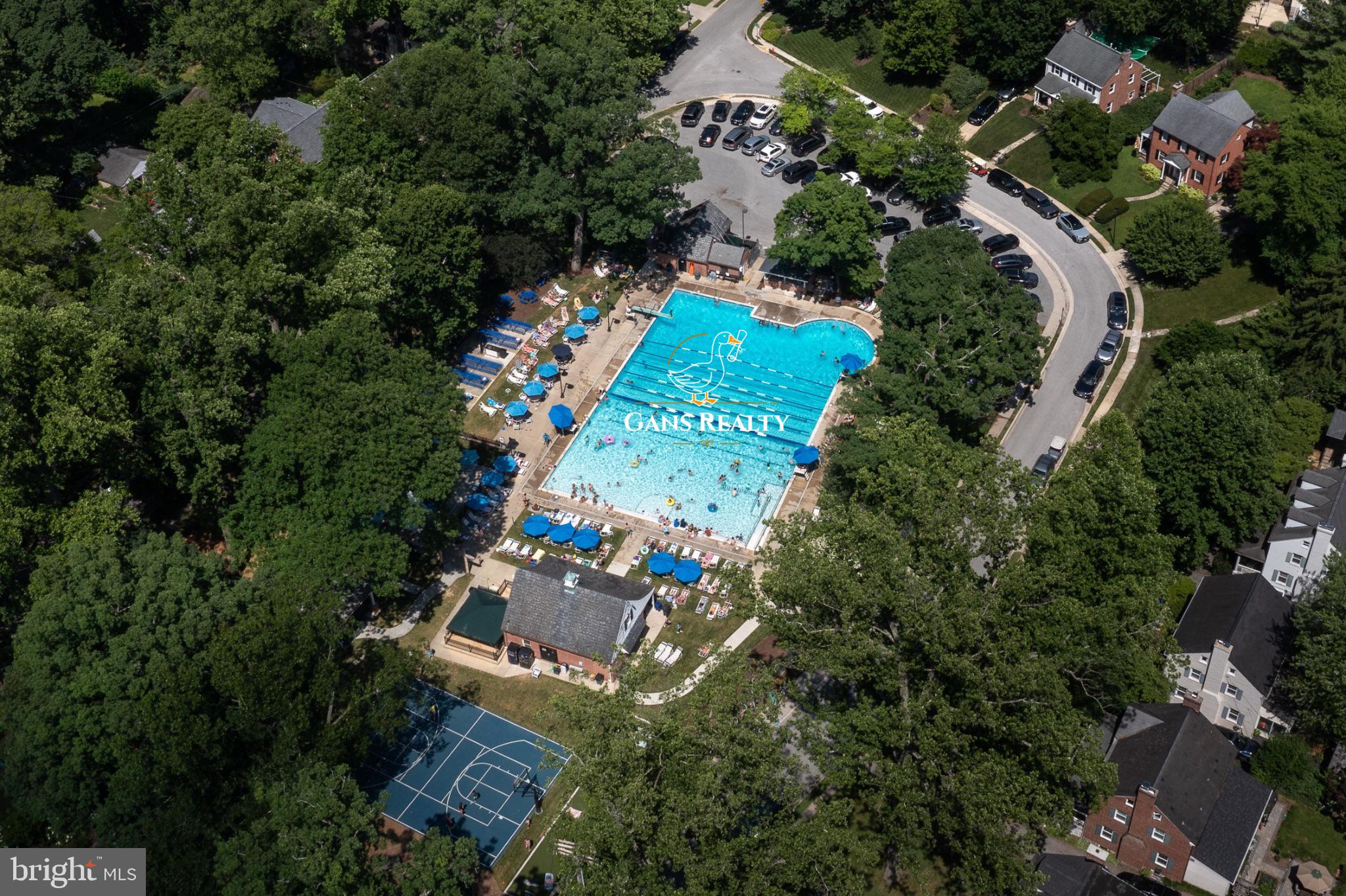 7107 Bristol Road Baltimore, MD 21212 - Photo 47 of 48 Sunny oasis with a vibrant pool scene.