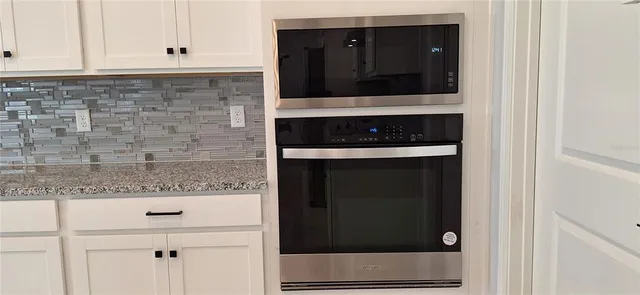 a close view of a stove in the kitchen