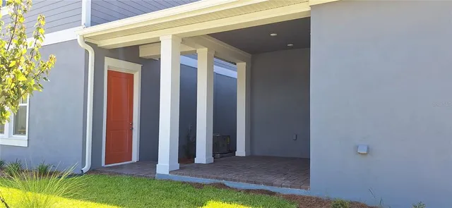 a view of small yard