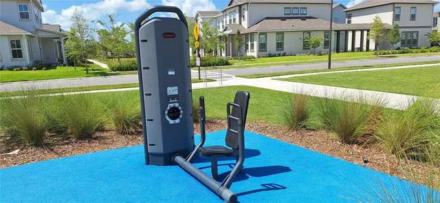 a view of a chairs with a porch