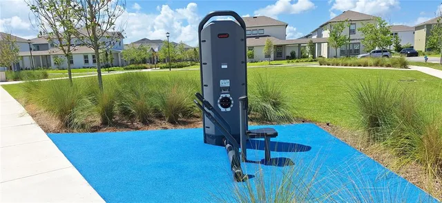 a view of swimming pool from a lake view