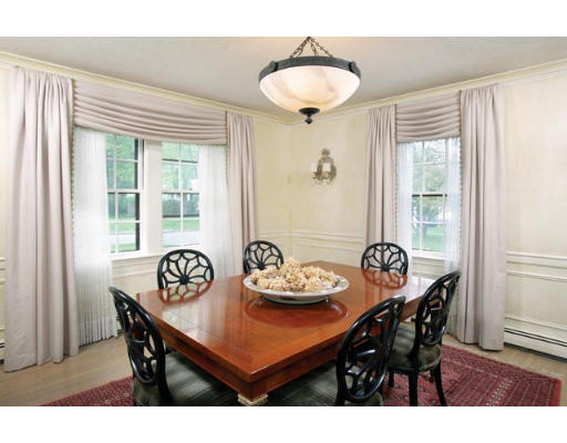 284 Dorset Road Newton, MA 02468 - Photo 3 of 10 a view of a dining room and livingroom