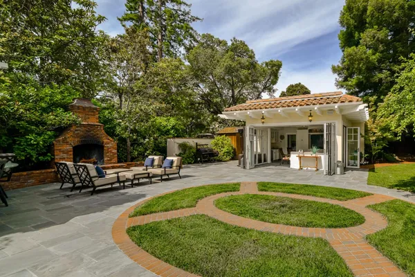 a view of outdoor space and yard