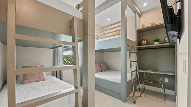 a living room with a couch and a table