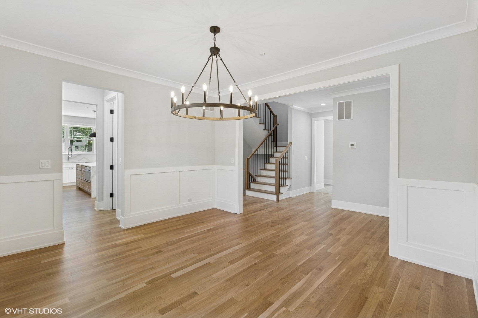 1816 Rosemary Road Highland Park, IL 60035 - Photo 12 of 35 a view of empty room with wooden floor and stairs