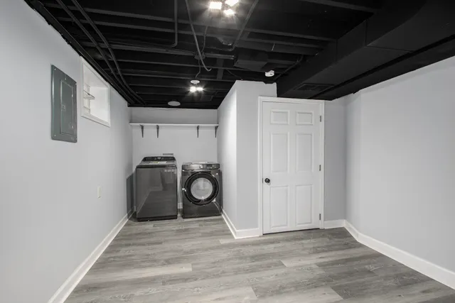 a view of a storage & utility room