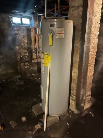 a view of water heater room