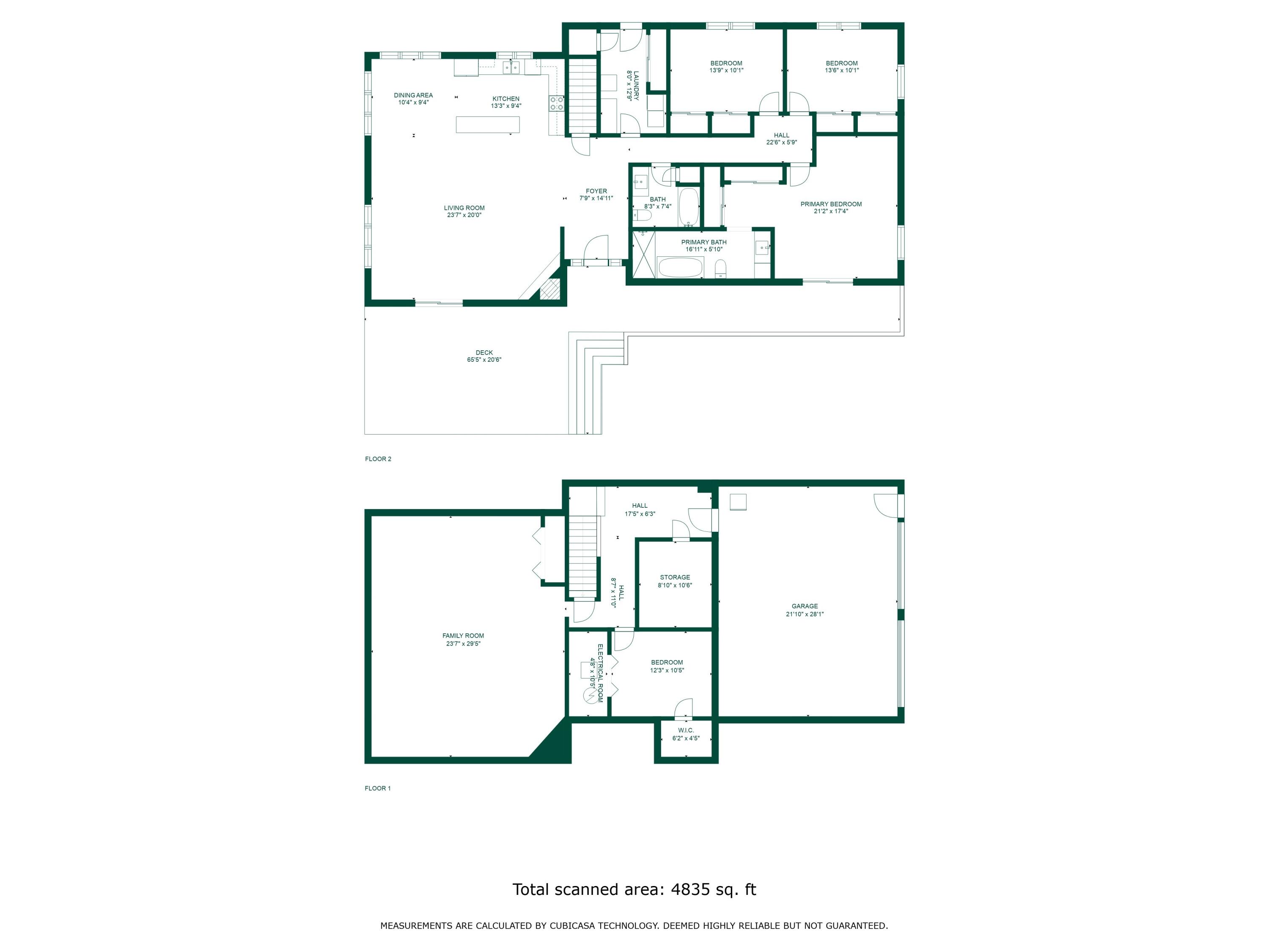 10153 Lauer Road Baroda, MI 49101 - Photo 37 of 39 all_floors_dimensions_10153_lauer_road__