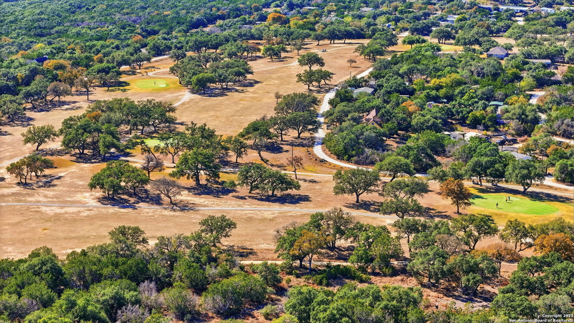 190 North Contour Drive Spring Branch, TX 78070 - Photo 5 of 8 an aerial view of residential houses with outdoor space and trees all around