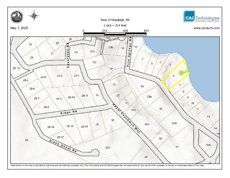 316 Pine Springs Road Shapleigh, ME 04076 - Photo 49 of 50 Tax Map