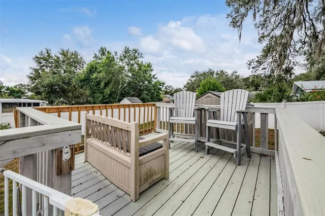 a view of deck and patio