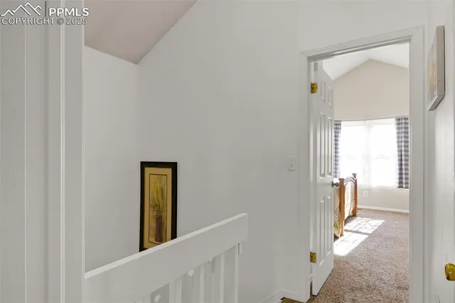 a view of a hallway with a elevator