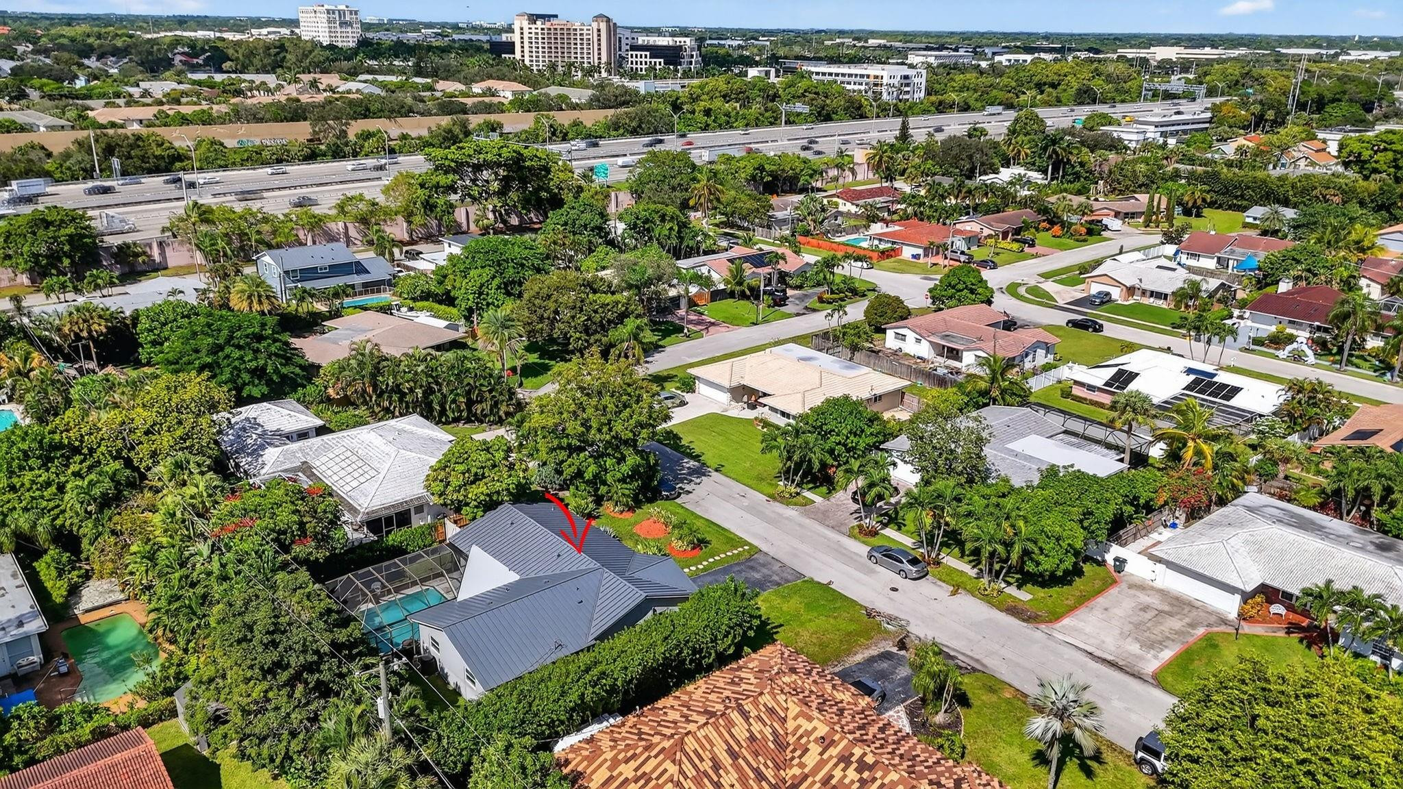 1650 Northwest 9th Street Boca Raton, FL 33486 - Photo 52 of 57 an aerial view of residential houses with outdoor space