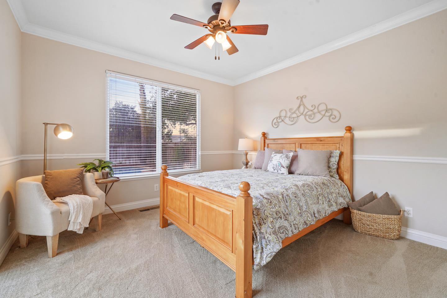 761 Dakota Drive Morgan Hill, CA 95037 - Photo 12 of 32 a bedroom with a bed and a couch