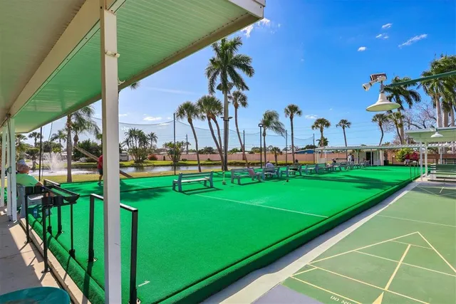 a view of a basketball court