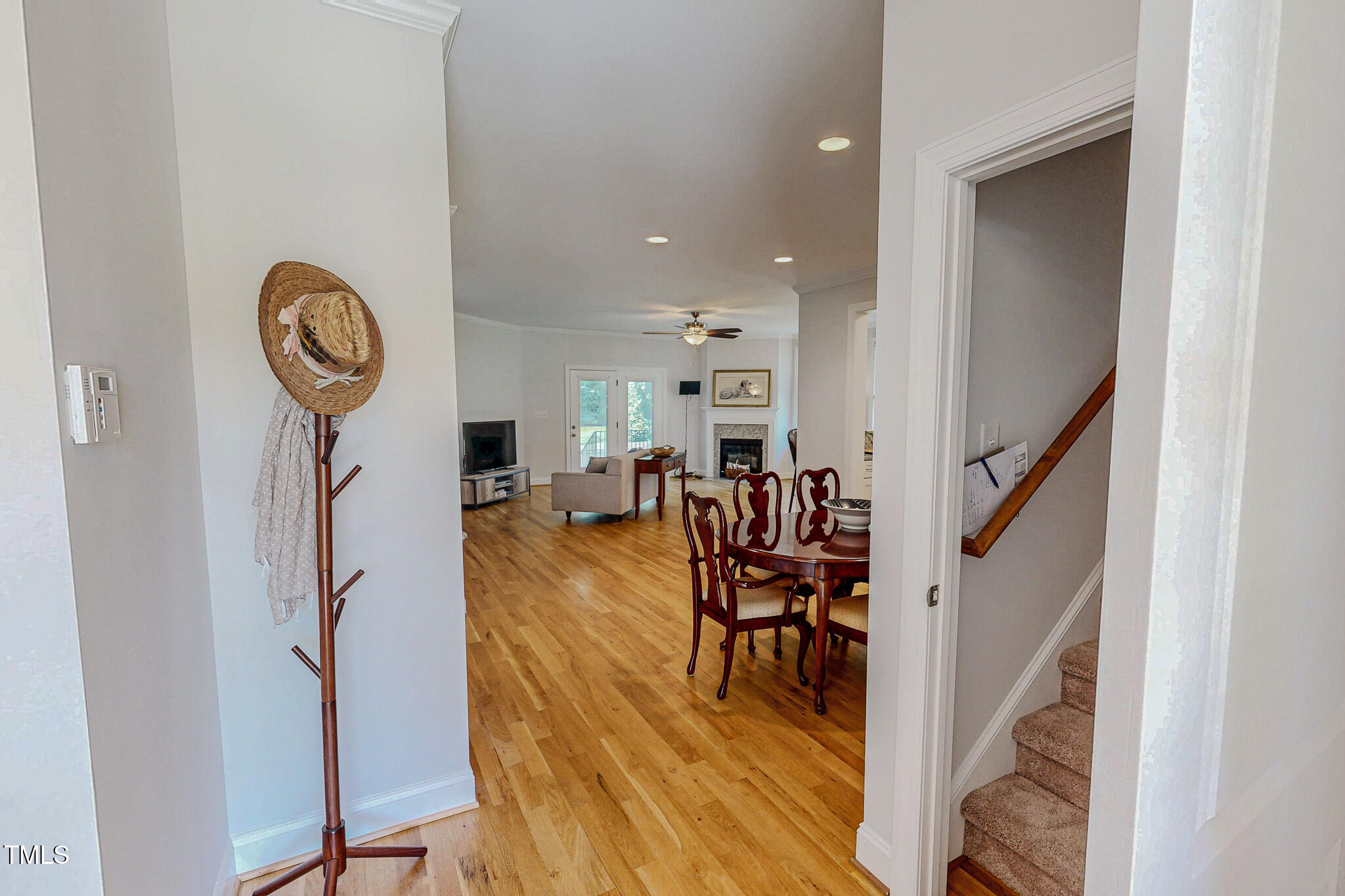 90 South Old Lantern Road Timberlake, NC 27583 - Photo 25 of 63 a view of entryway with wooden floor