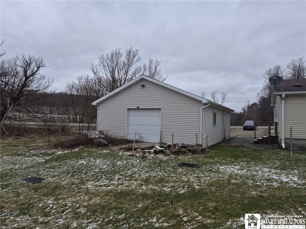 5743 Stockton-Hartfield Road Chautauqua, NY 14728 - Photo 5 of 24 Back of garage