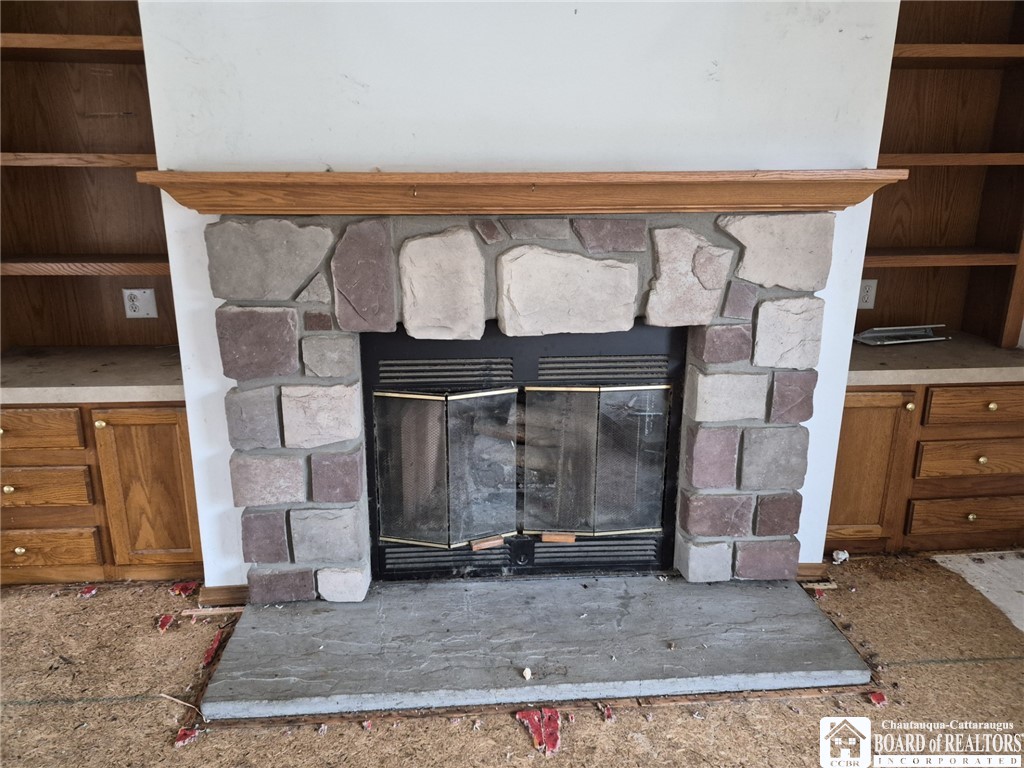 5743 Stockton-Hartfield Road Chautauqua, NY 14728 - Photo 10 of 24 Fireplace