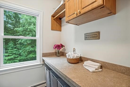 8 Miscoe Hill Road Upton, MA 01568 - Photo 17 of 40 a kitchen with a sink and a window