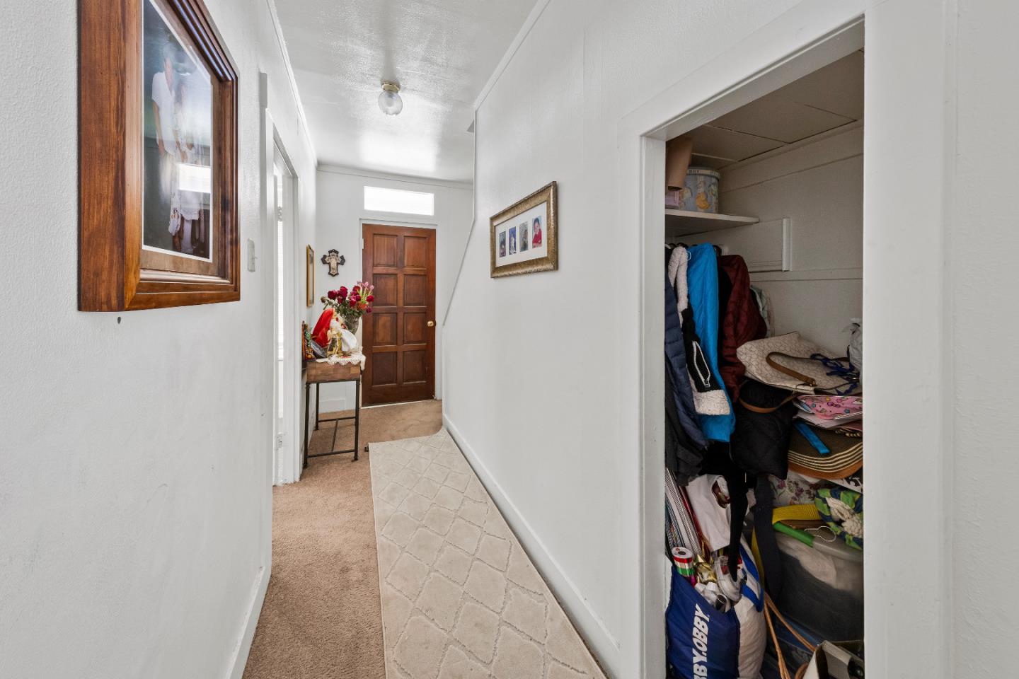 586 Monterey Road Morgan Hill, CA 95037 - Photo 8 of 16 a view of a hallway with closet and a closet