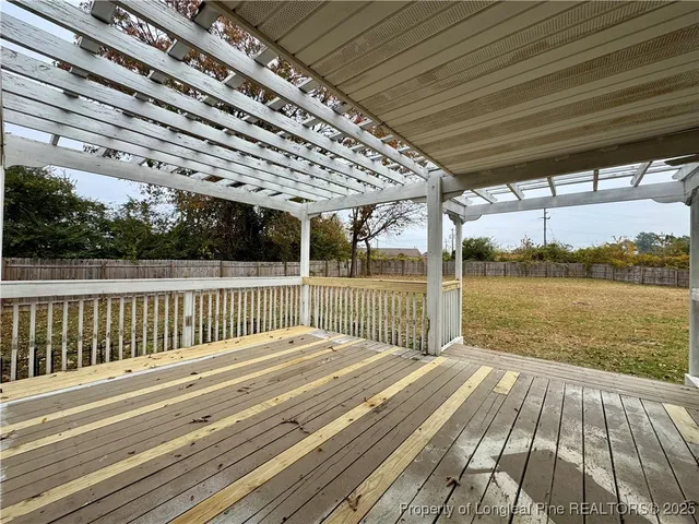a view of a roof deck