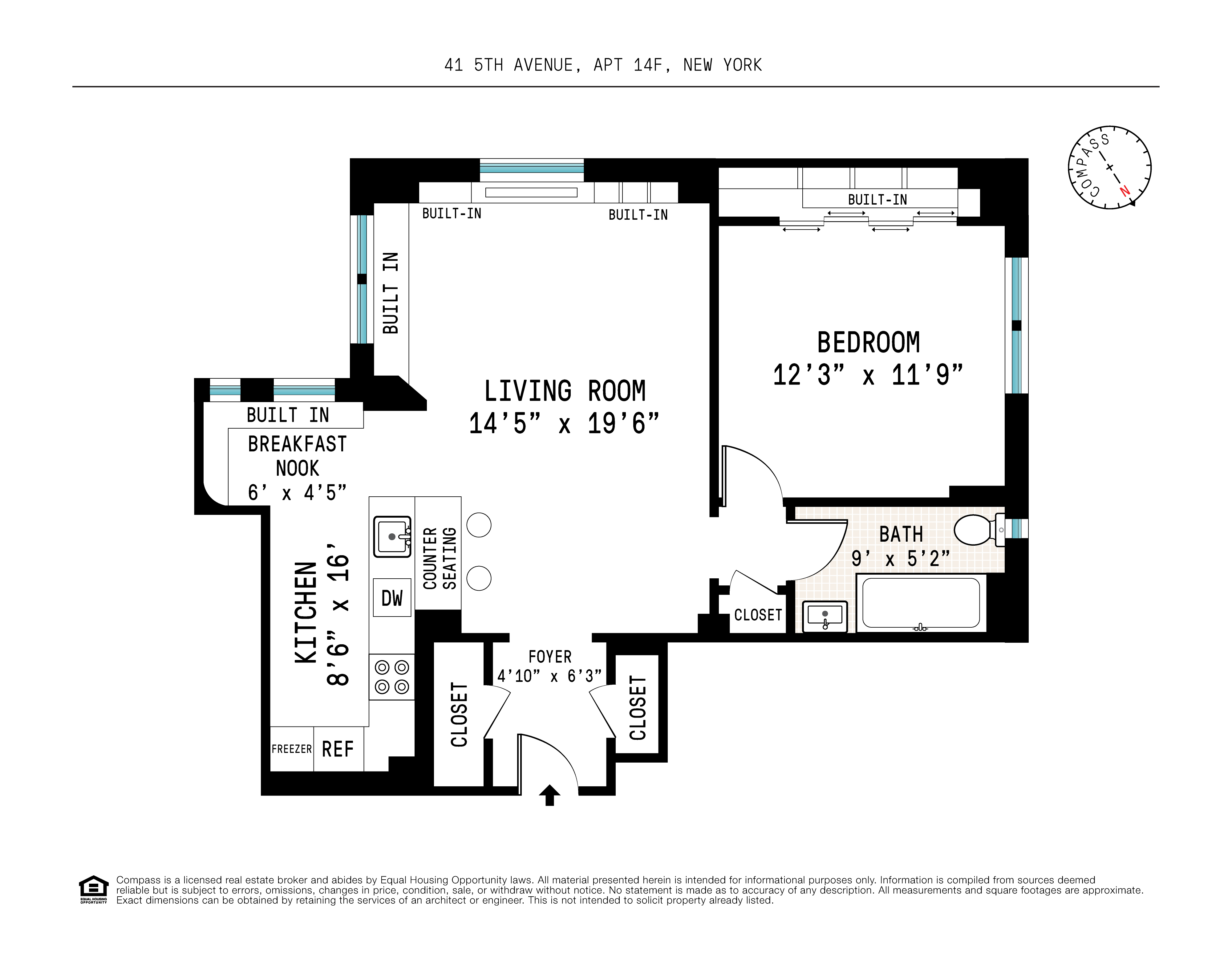 41 5th Avenue, Unit 14F Manhattan, NY 10003 - Photo 14 of 14 Gallery Image 14