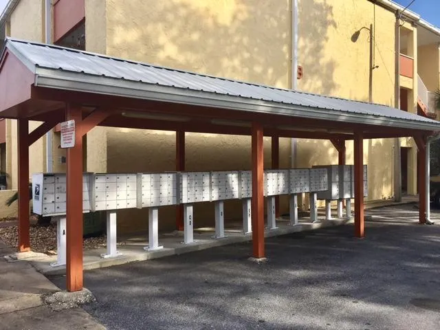 a view of front door