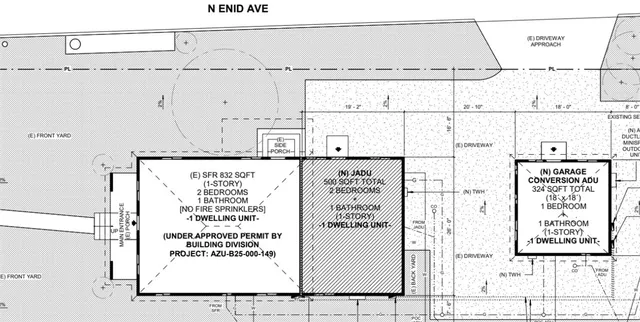 view of a black and white photo