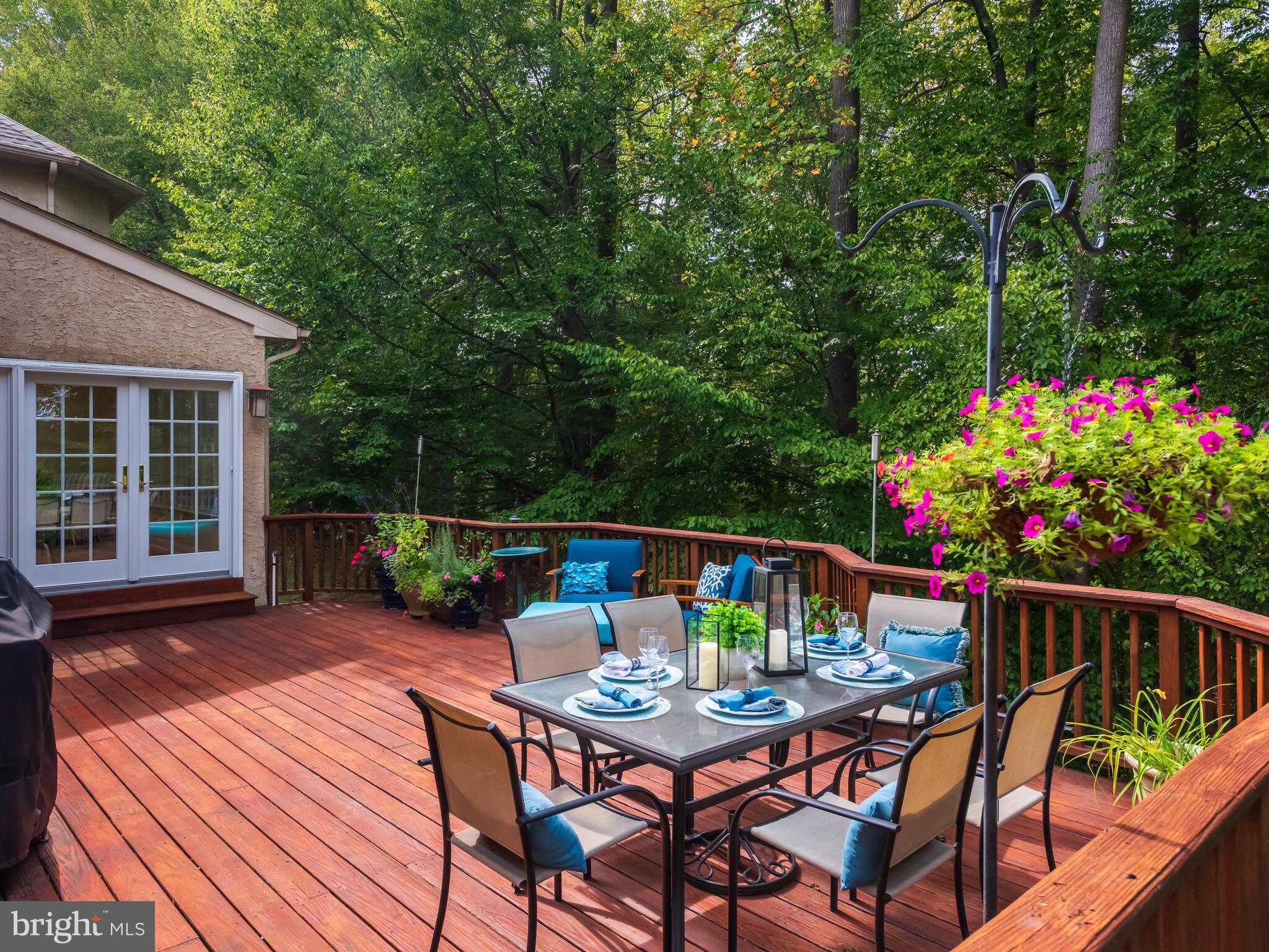 452 Springview Lane Phoenixville, PA 19460 - Photo 64 of 74 a view of a table and chairs on the roof deck
