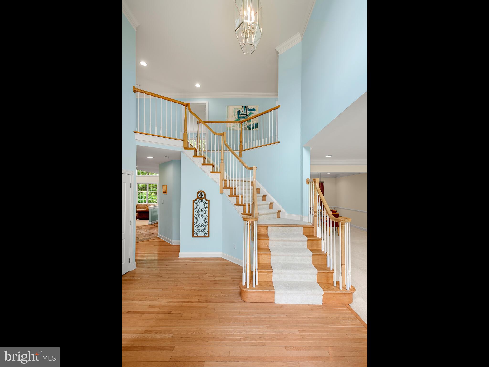 452 Springview Lane Phoenixville, PA 19460 - Photo 7 of 74 a view of entryway and hall with wooden floor