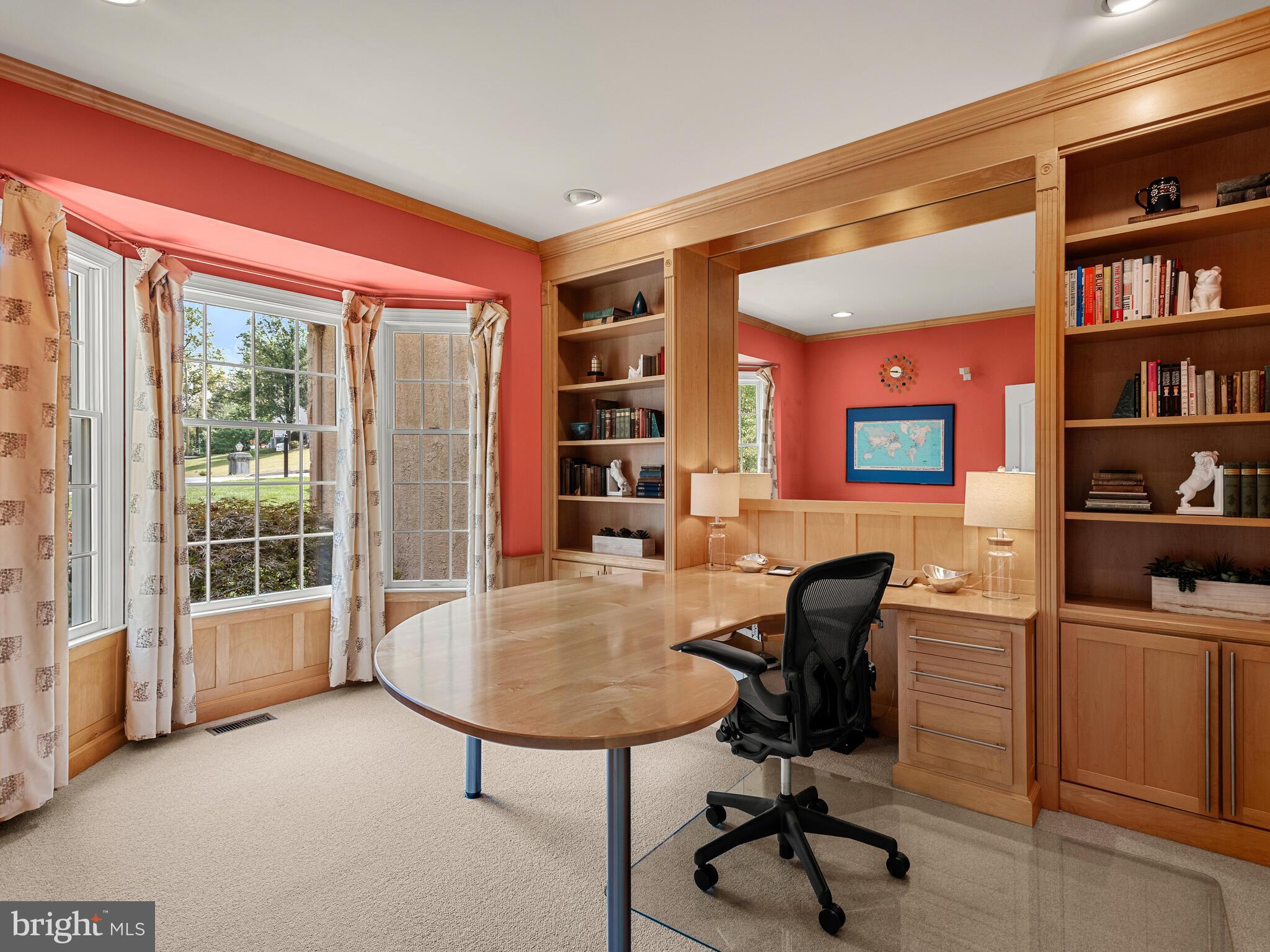 452 Springview Lane Phoenixville, PA 19460 - Photo 8 of 74 a view of a workspace with furniture and a window