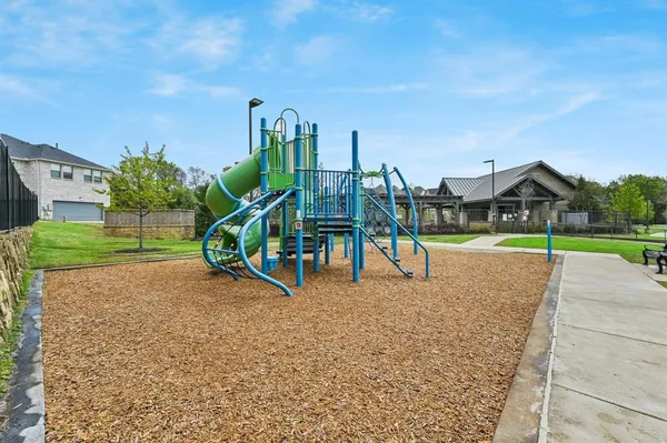 a view of outdoor space with garden