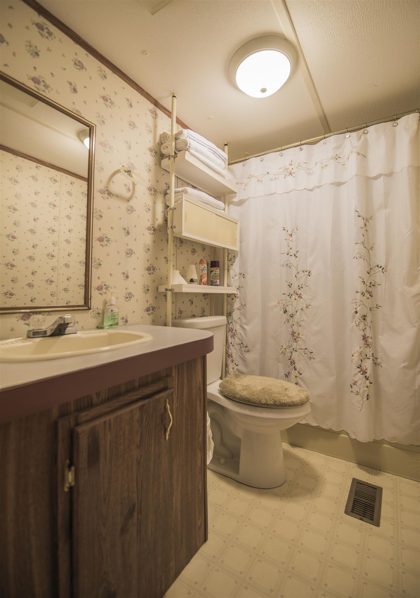 123 Norris Perry Road Manchester, TN 37355 - Photo 16 of 23 a bathroom with a granite countertop sink toilet and shower
