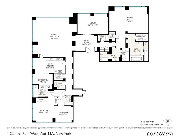 a spacious bathroom with a granite countertop sink a toilet a mirror and bathtub