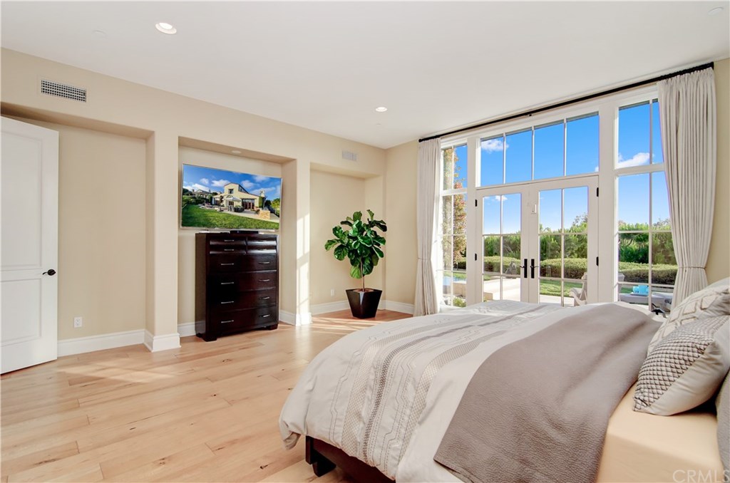 82 Archipelago Drive Newport Coast, CA 92657 - Photo 22 of 50 Main level master suite opens to backyard...mere steps to you private spa.