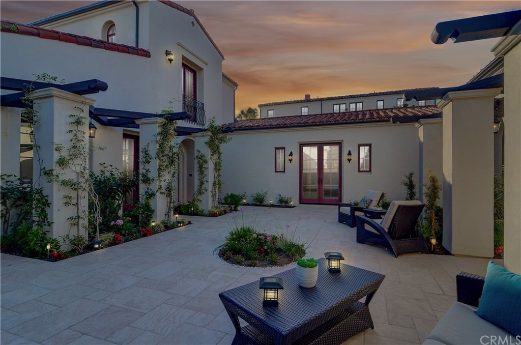 82 Archipelago Drive Newport Coast, CA 92657 - Photo 9 of 50 Sunset view of private Courtyard