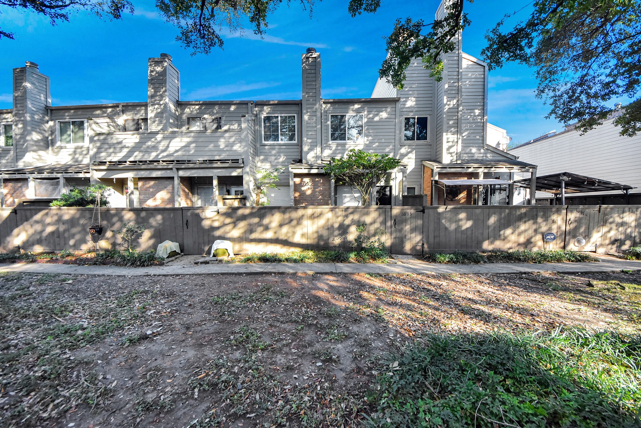 1635 Prairie Mark Lane Houston, TX 77077 - Photo 27 of 32 Shaded Courtyard Area