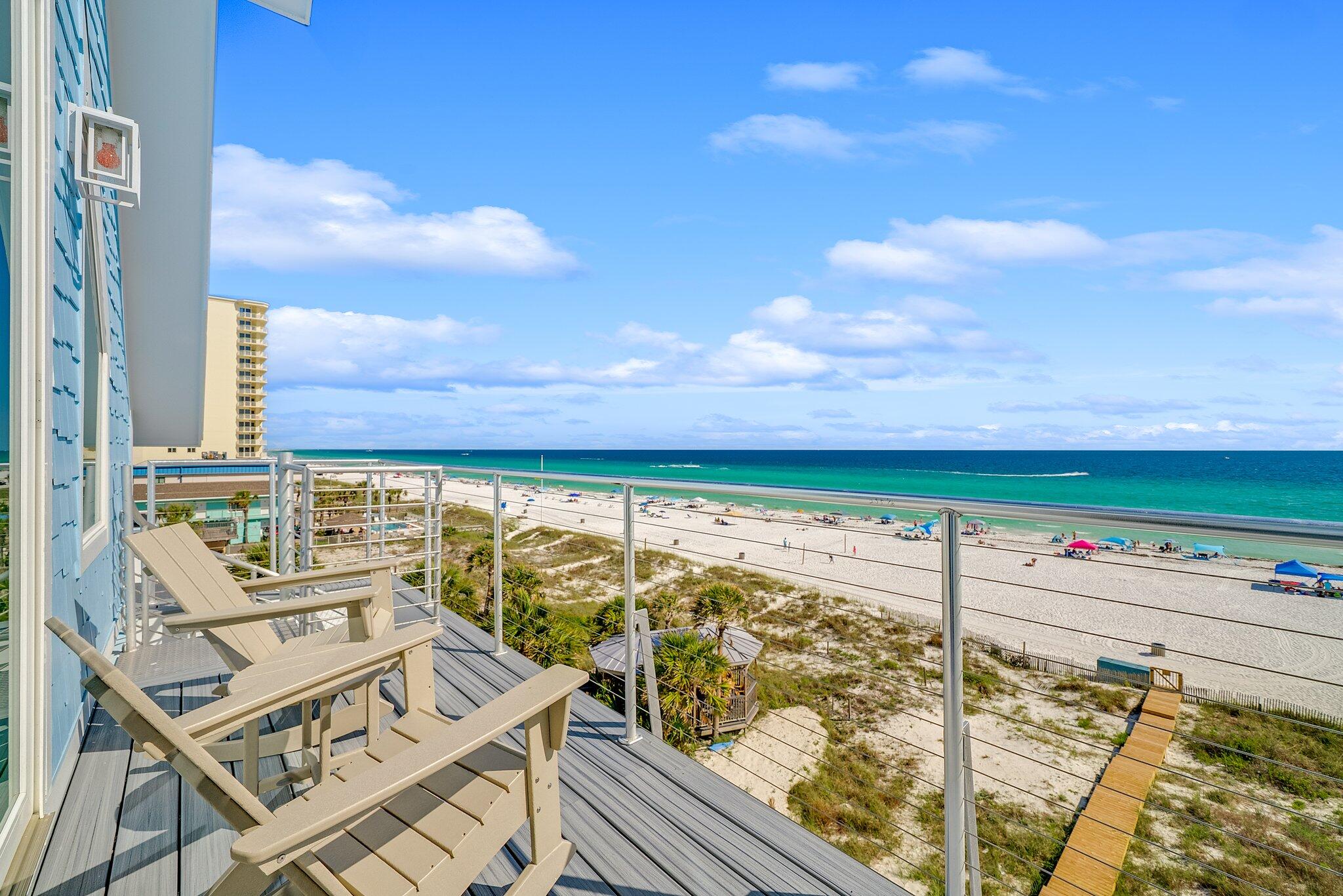 8711 Surf Drive Panama City, FL 32408 - Photo 59 of 81 4th Floor Bedroom 4 Terrace View 2