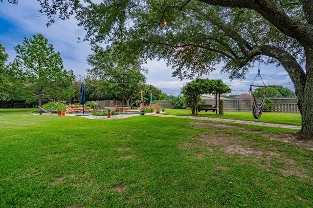 a view of park with trees