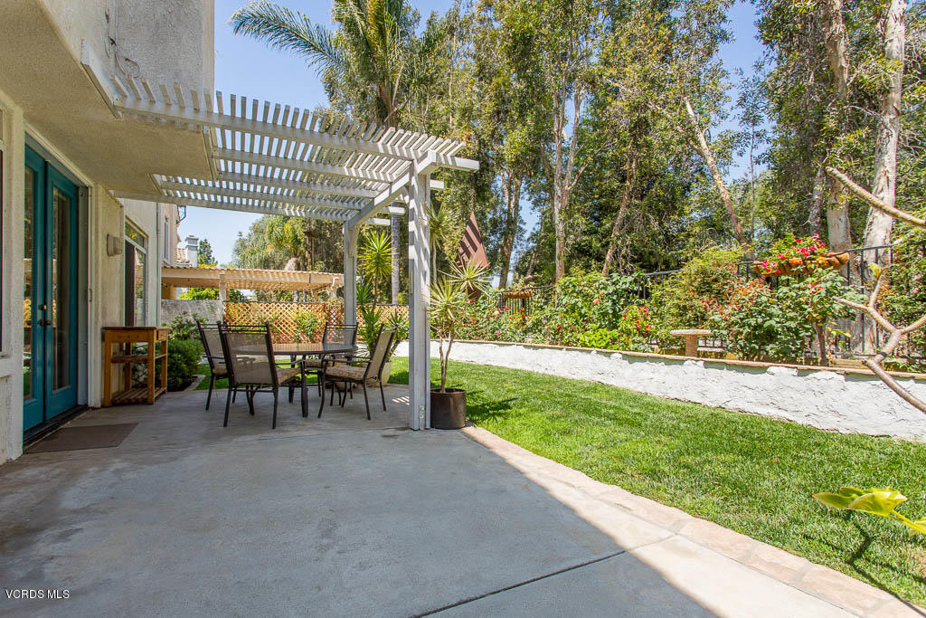 11691 Pinedale Road Moorpark, CA 93021 - Photo 29 of 37 a view of a porch with chairs and backyard