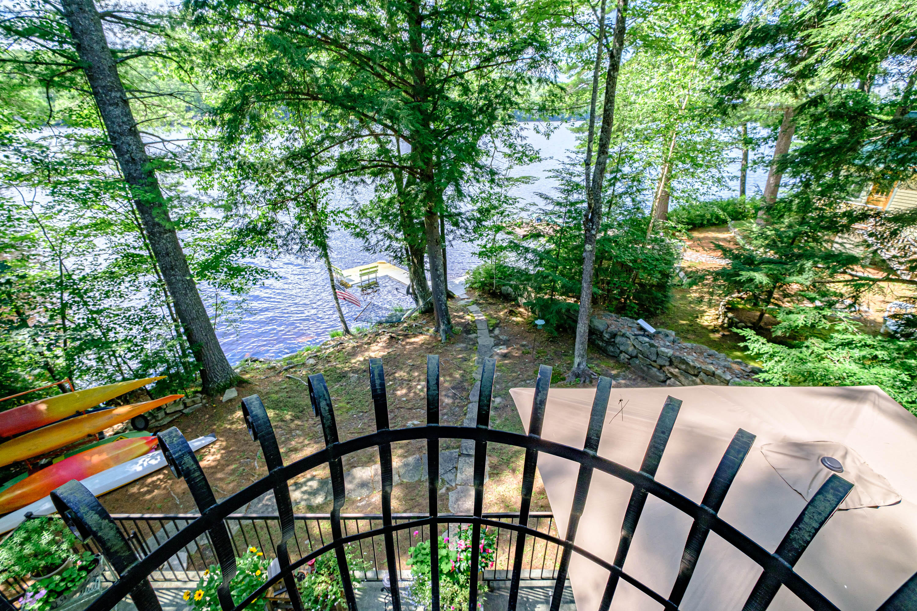 74 Pine Point Lane Harrison, ME 04040 - Photo 81 of 103 Primary bedroom balcony