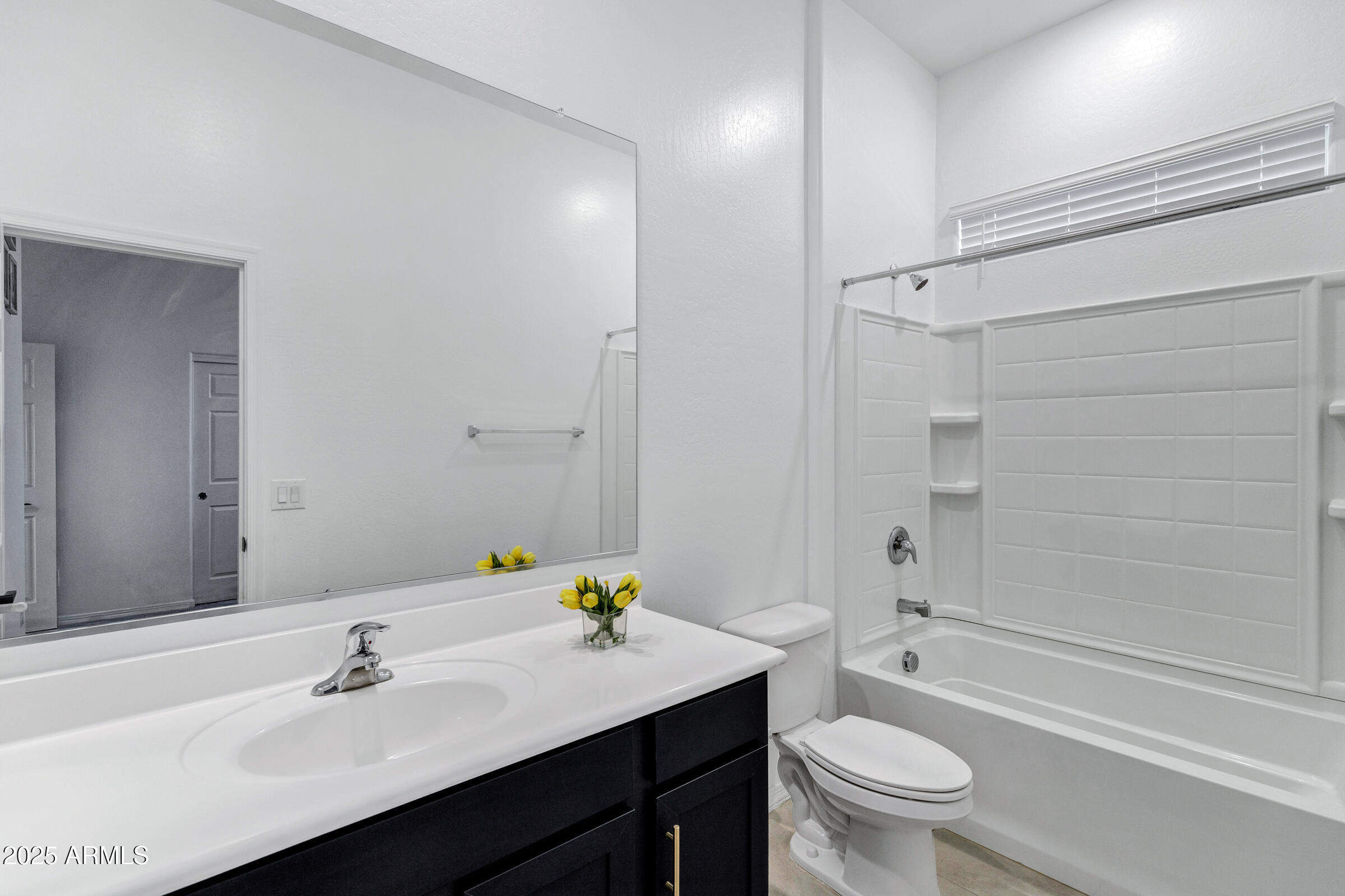 23025 East Happy Road Queen Creek, AZ 85142 - Photo 15 of 31 a bathroom with a sink a toilet and shower