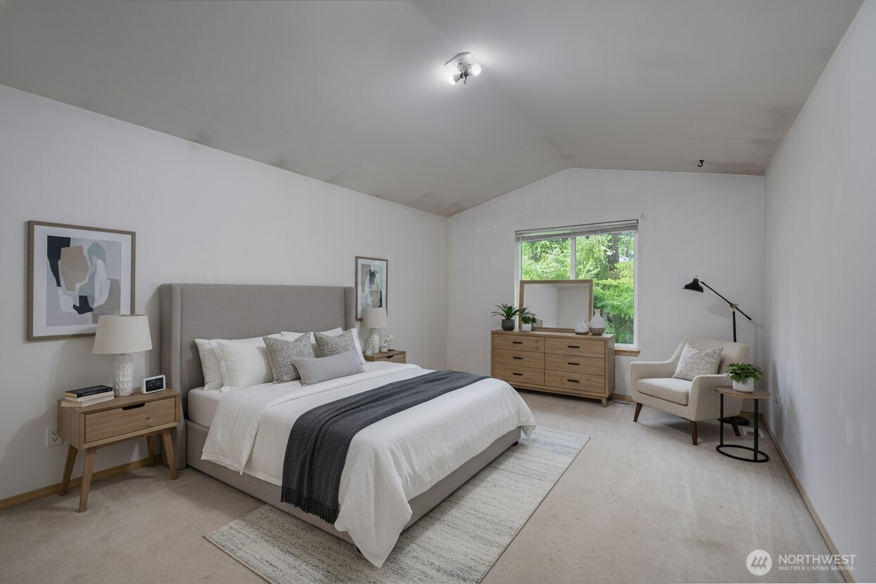 4604 20th Way Northeast Olympia, WA 98516 - Photo 16 of 34 a bedroom with a bed and window