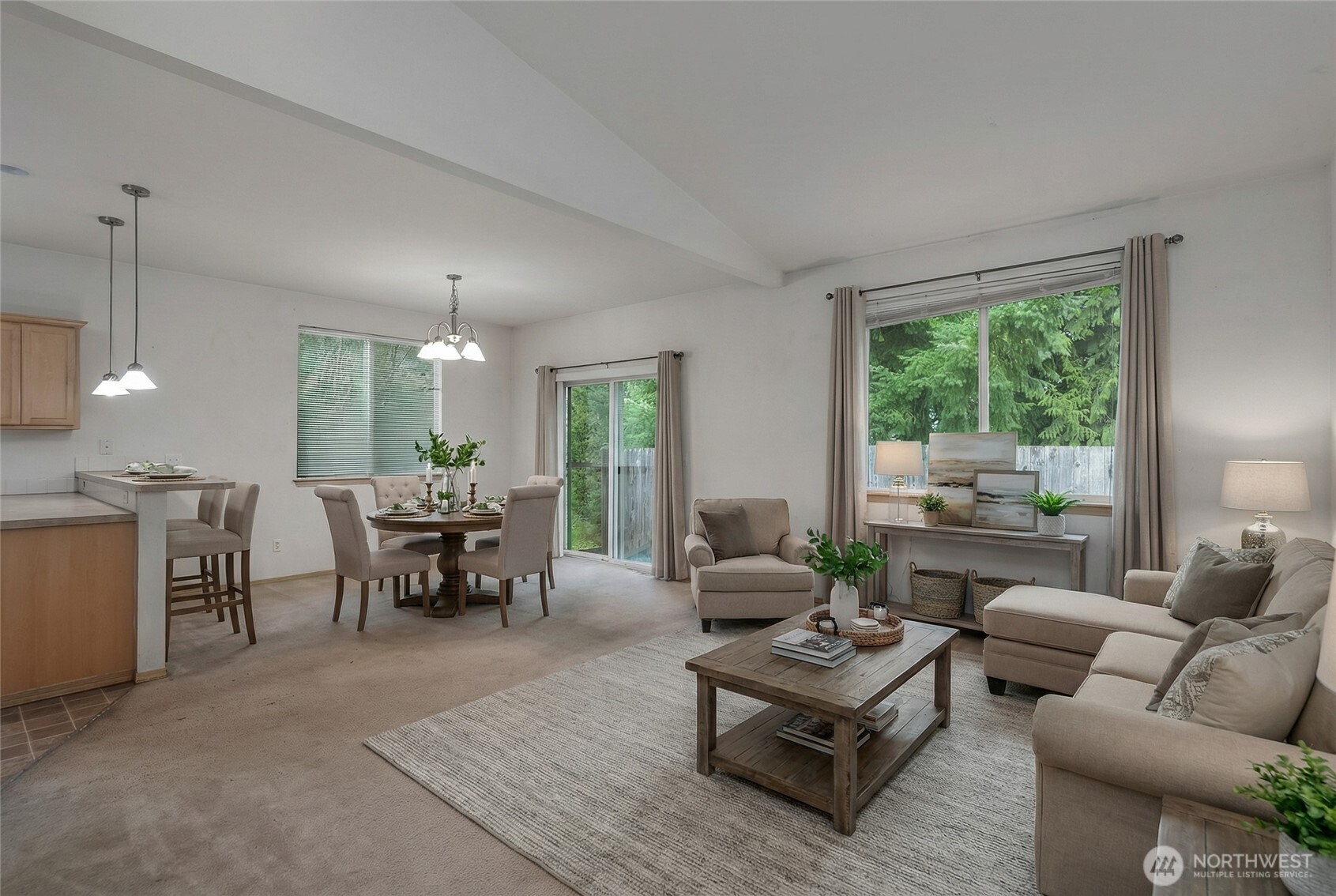 4604 20th Way Northeast Olympia, WA 98516 - Photo 3 of 34 a living room with furniture and a large window
