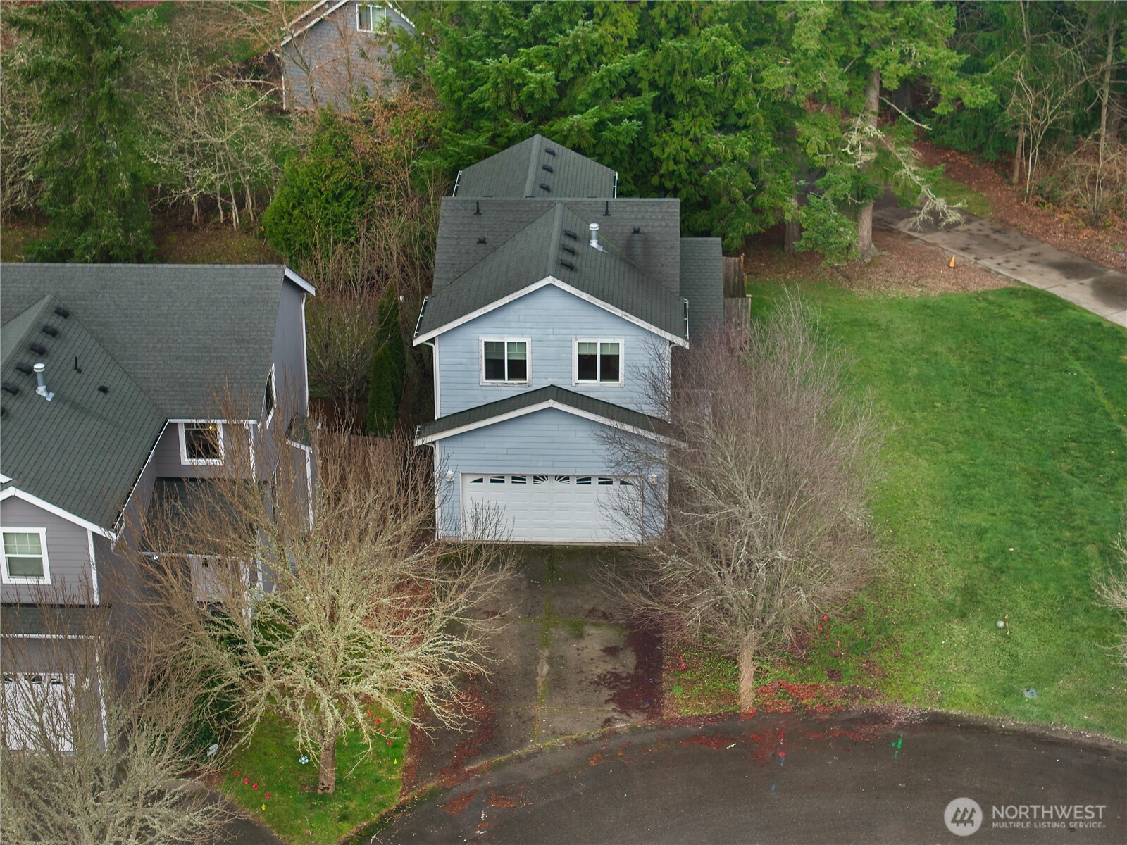 4604 20th Way Northeast Olympia, WA 98516 - Photo 32 of 34 an aerial view of a house