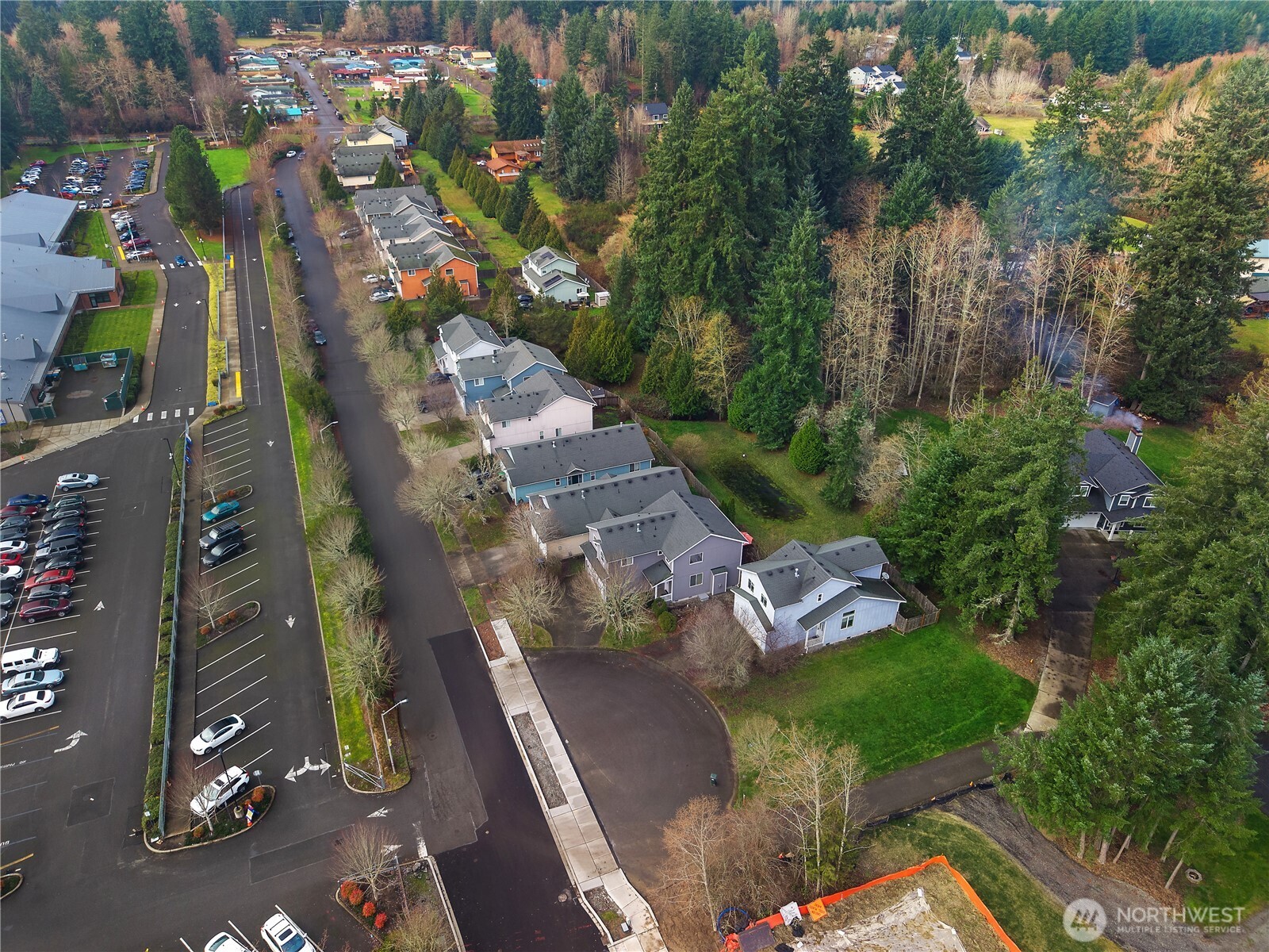 4604 20th Way Northeast Olympia, WA 98516 - Photo 33 of 34 an aerial view of residential houses with outdoor space