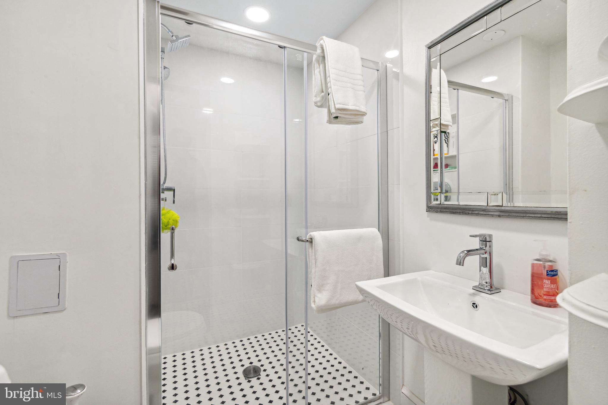1244 34th Street Northwest Washington, DC 20007 - Photo 18 of 26 a bathroom with a sink and a shower